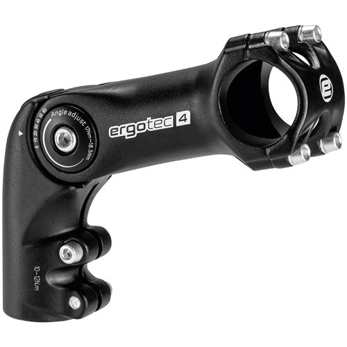 Voorbouw ergotec blæksprutte A-hoved 50 110mm 31,8 mm sort