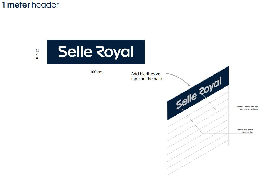 Selle Royal Shelf Board 1 metr s logem