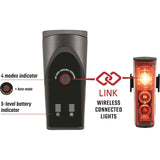 Conjunto de iluminação Sigma Aura 100 faróis USB + luz traseira do link