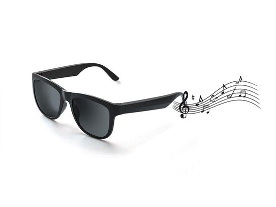 Calibre Soundglasses Datenbrille polarisiert - Schwarz