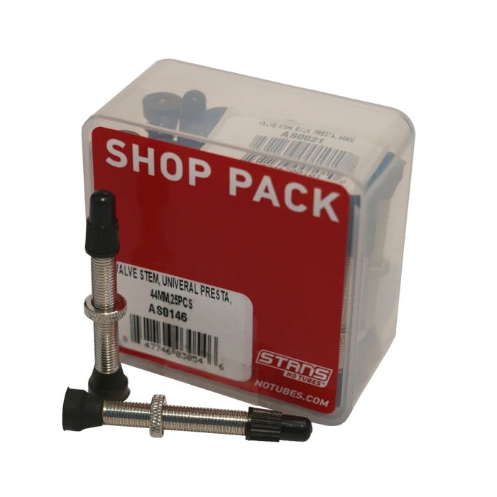 Stan's valve stem (shop pack - 25pcs) - universal, presta - 44mm