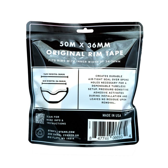 Stans stan's rim tape (50m) - 36mm