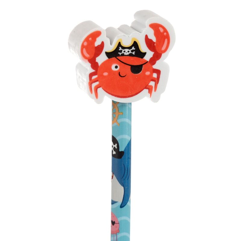 Ahoy Ocean Pirate Friends - Gum Pencil