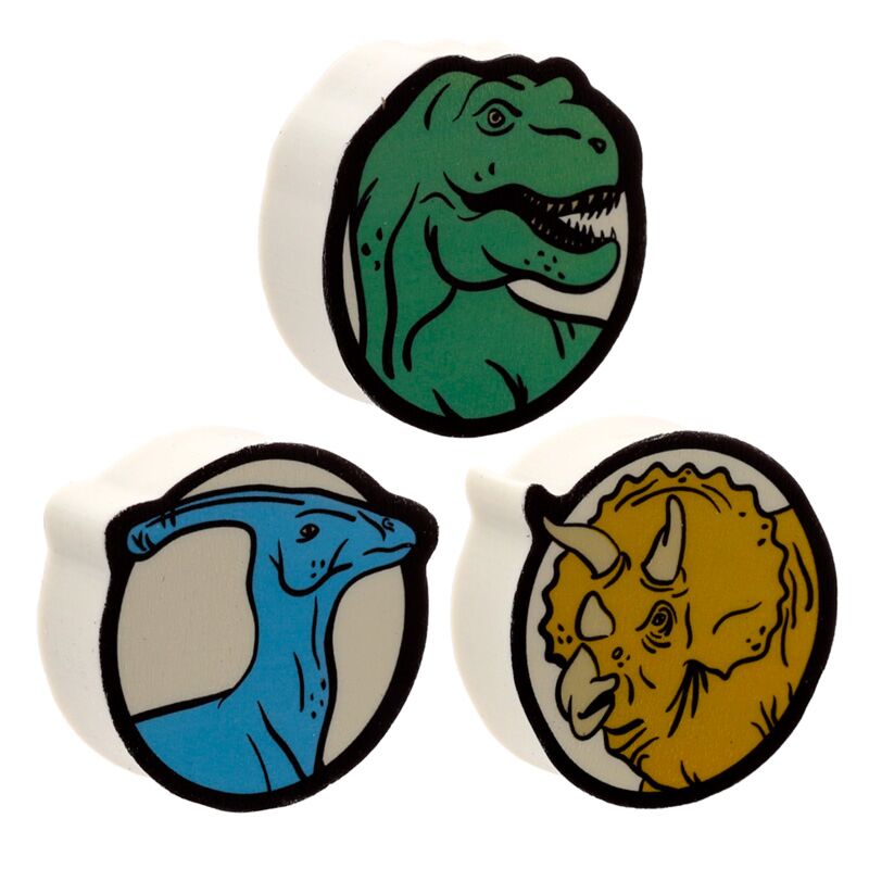 Set vun 3 Dinosauria Gummel