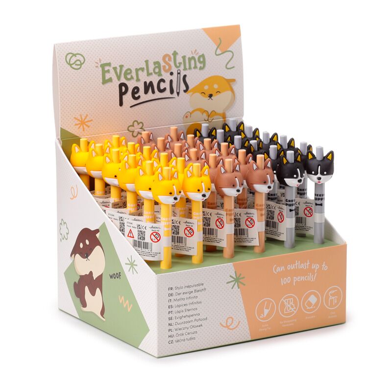 Crayon infini de chien mignon