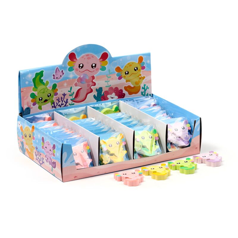 Set von 2 Axolotl (Salamander) Gummen