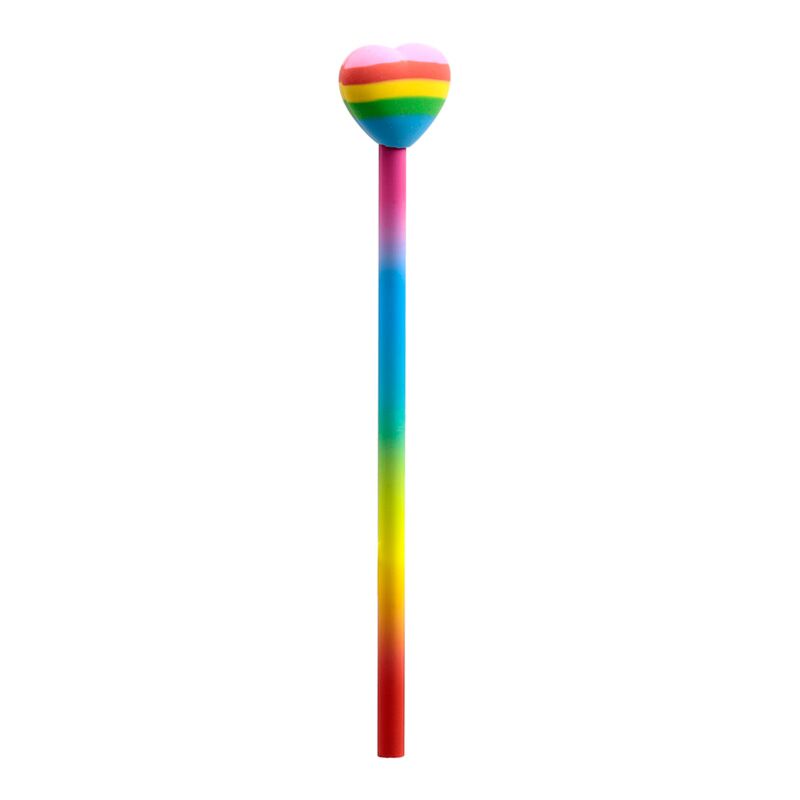 Rainbow Heart - Gum Pencil