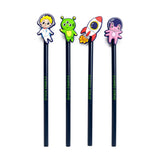 Space Travel PVC Top Pencil