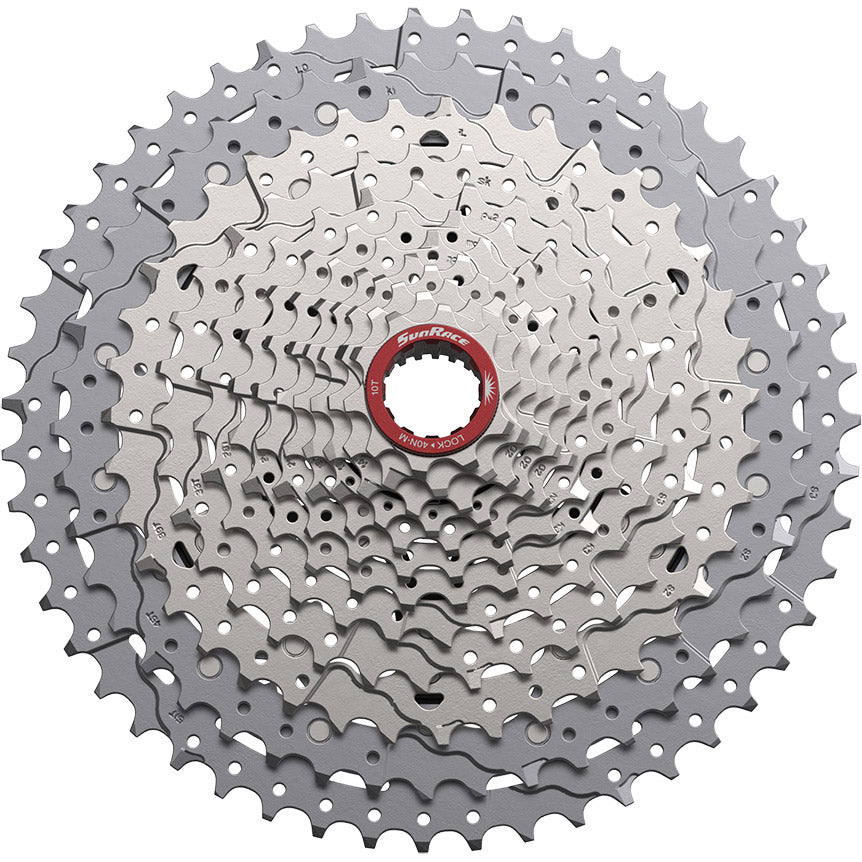 Rock Machine Sunrace Cassette CSMZ932 12V 10-51T Micropline Zilv R