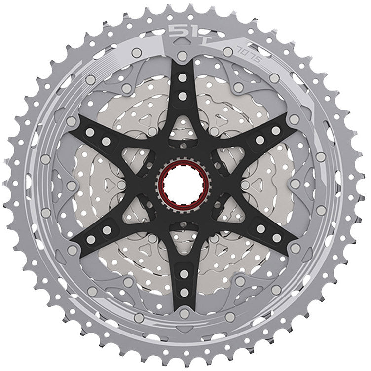 Cassetta Sunrace Superior CSMZ933 12V 10-51T Micropline Zilv R