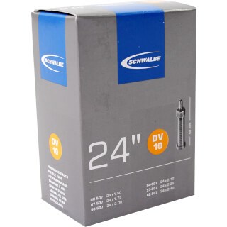 SCHWALBE TUBI INTERNO 24 X 1,50 2,40 pollici (40 62-507) DV 40 mm