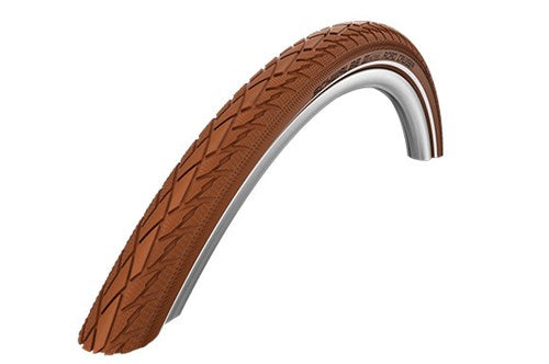 Schwalbe Road Cruiser K-Guard 26 x 1,75 47-559 mm-marrom com reflexão