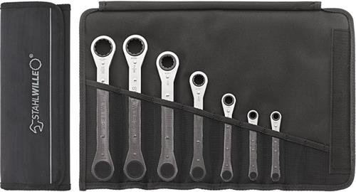 Stahlwille ringratelsleutelset inch 7-delig