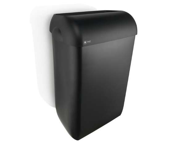 Satino black afvalbak kunststof (43 liter)