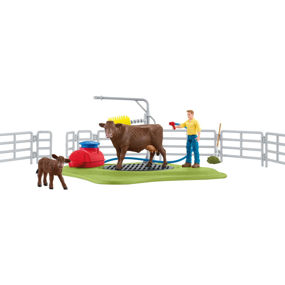 Schleich Farm World Koe Washstation