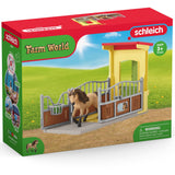 Schleich Farm World Ponystal avec Icelanderhessle 42609