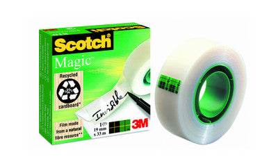 Quantore onsichtbar Klebeband Scotch Magic 810 19mmx33m