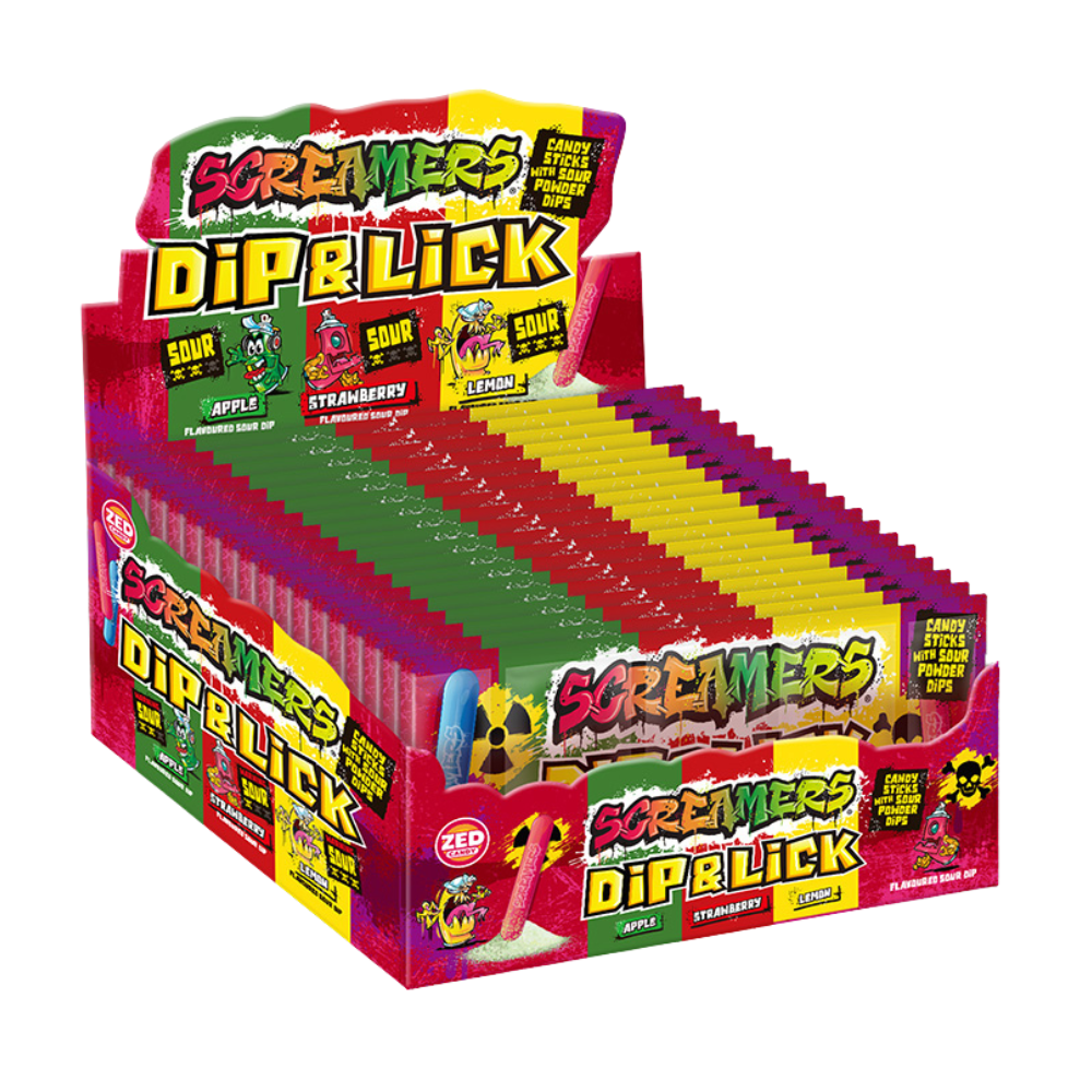 Zed candy gritadores mergulham lamber (24 x 40 gramas)