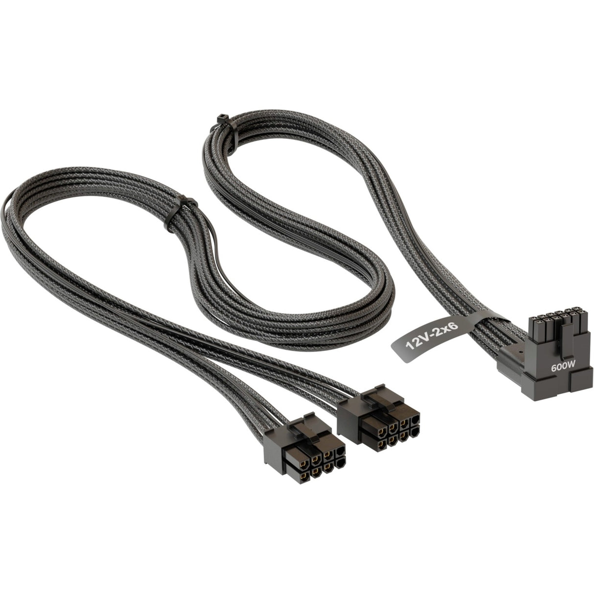 Säsongsadapterkabel Gen 5 SS-2X8P 90 ° -12V-2X6-600