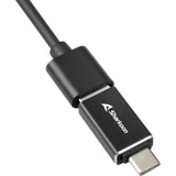 Sharkoon 3 port USB 3.2 Gen 1 Hub en aluminium + Ethernet RJ45