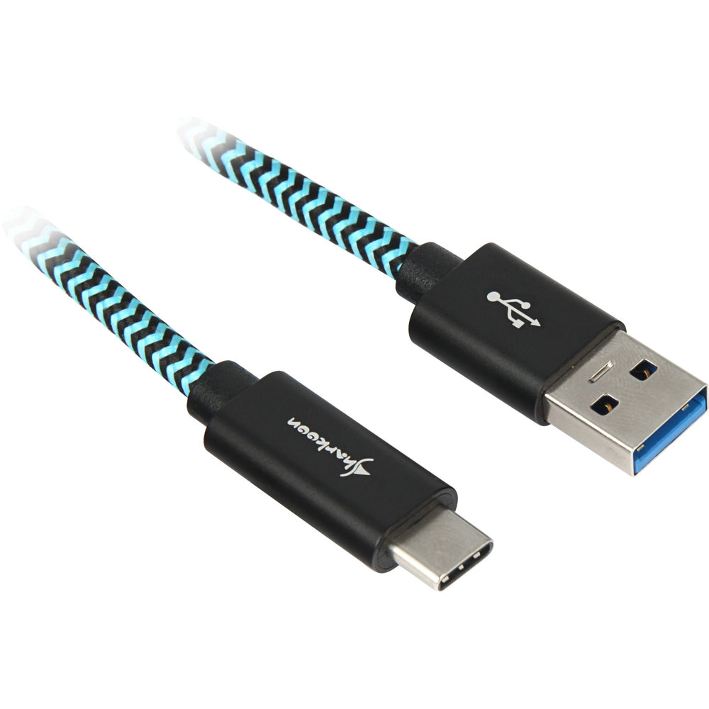Sharkoon USB 3.2-kabel, USB-A> USB-C