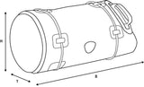 Oxford aqua t-50 bagagerol baggage roll t-50 black grey