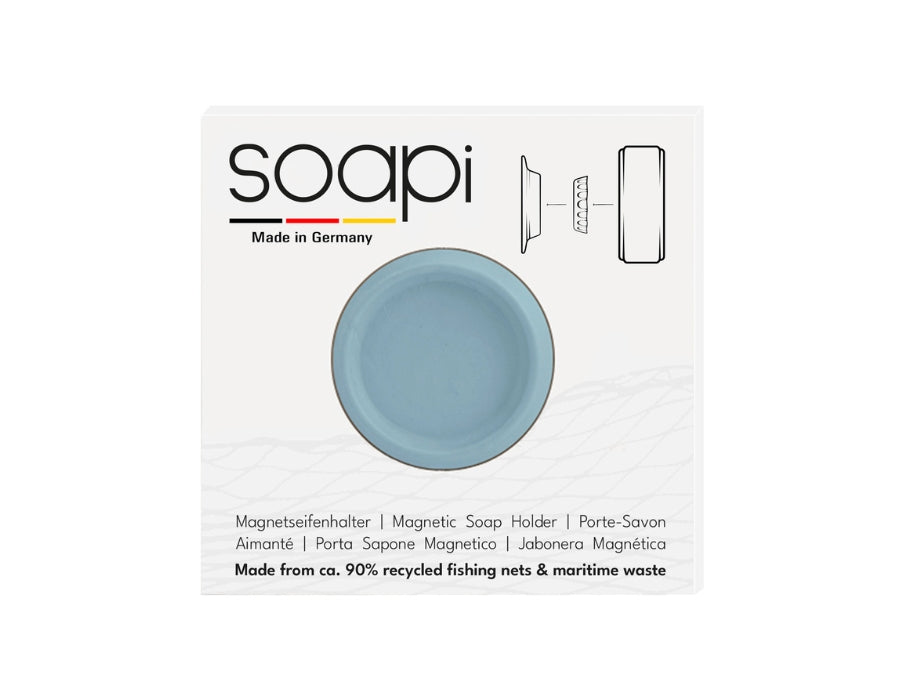 Soapi Magnetic Soap Holder - Light Blue