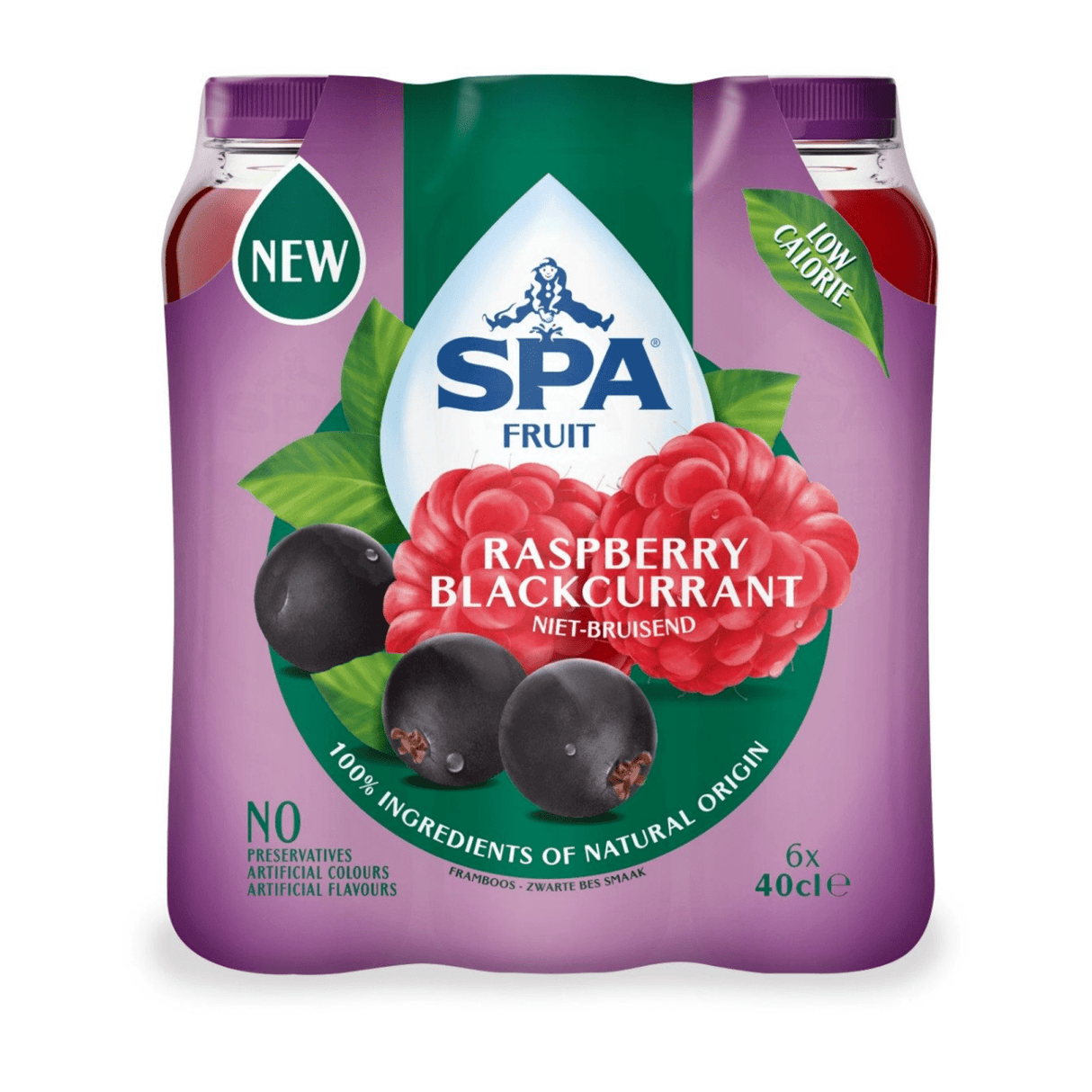 Spa Fruucht Still Hambierbéier Blackcurrant (6x 400ml)