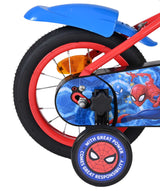 Spiderman spider-man kinderfahrrad - jungen - 12 zoll - blau rot