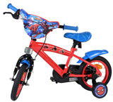 Spiderman spider-man kinderfahrrad - jungen - 12 zoll - blau rot