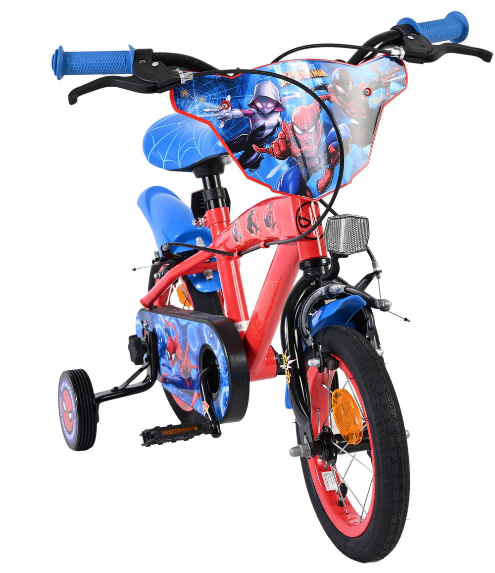 Spiderman Spider-Man children's bicycle - boys - 12 inch - blue-red - two hand brakes
