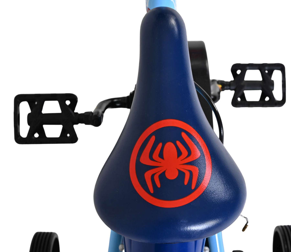 Spidey und seine tollen freunde spidey kinderfiets - jongens - 14 inch - blue red - twee handbrakes