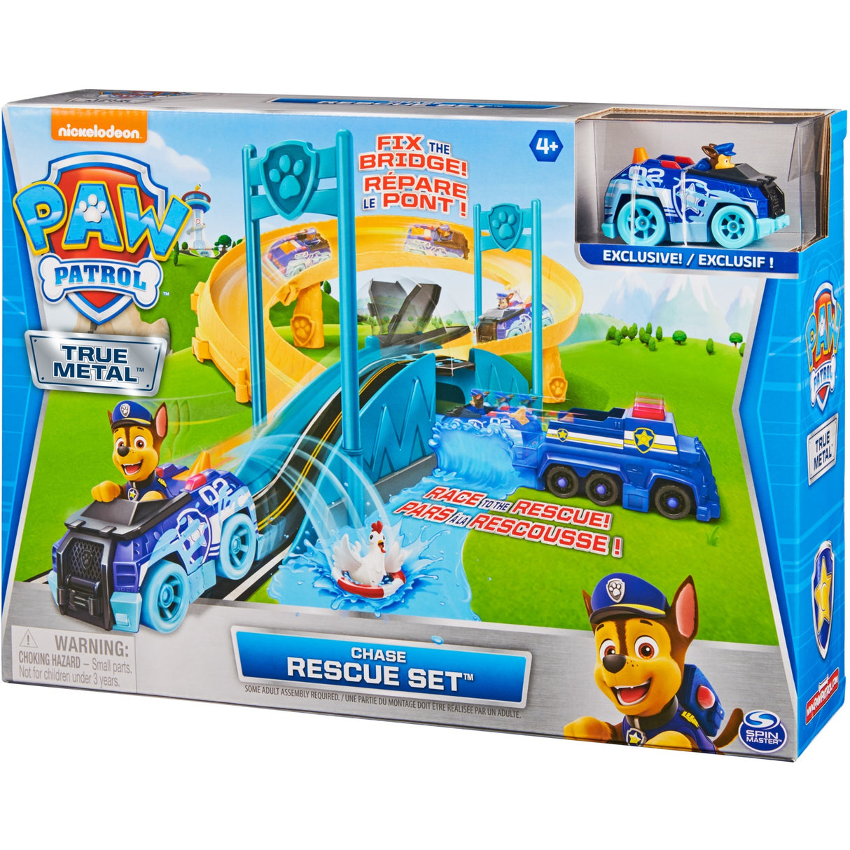 Spin Master Spin True Metal Chase Rescue Lane Set
