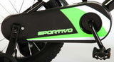Volare Sportivo Children's Bike Boys 14 inch Neon Green Black 95% assembled