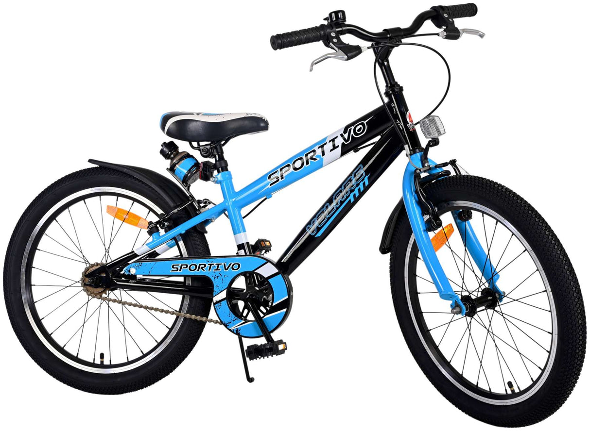 Bicicleta para niños Volare Sportivo - Niños - 20 pulgadas - Azul - Dos frenos de mano