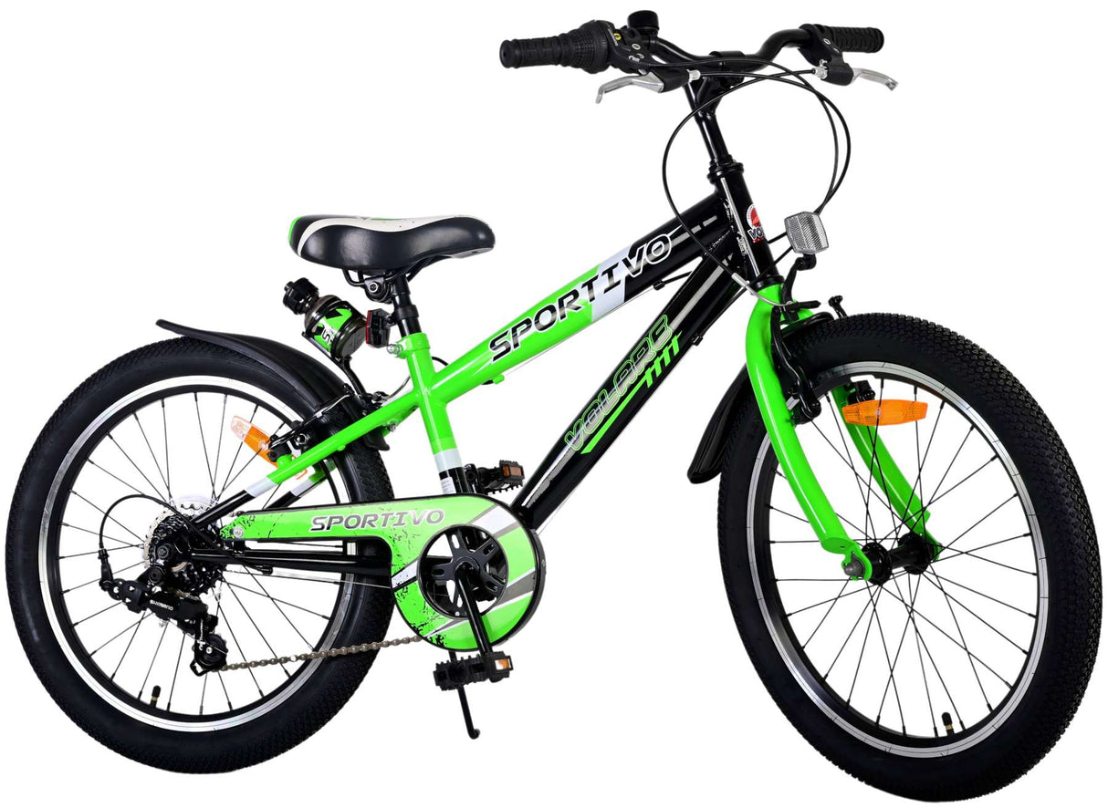 Volare Sportivo Children's Bicycle - Boys - 20 Inch - Green - 7 gears