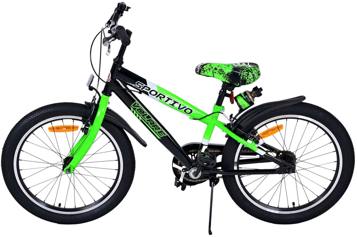 Bicycle per bambini Vlatare SportVo - Boys - 20 pollici - Verde - Freni a due mani