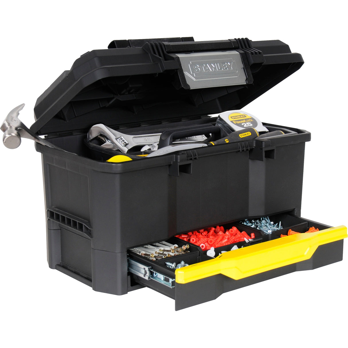Stanley tool case 19 with pressure lock and drawer