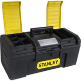 Stanley tool case with automatic locking