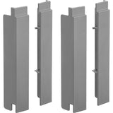 Stanley Track Wall End cap, 4 pieces
