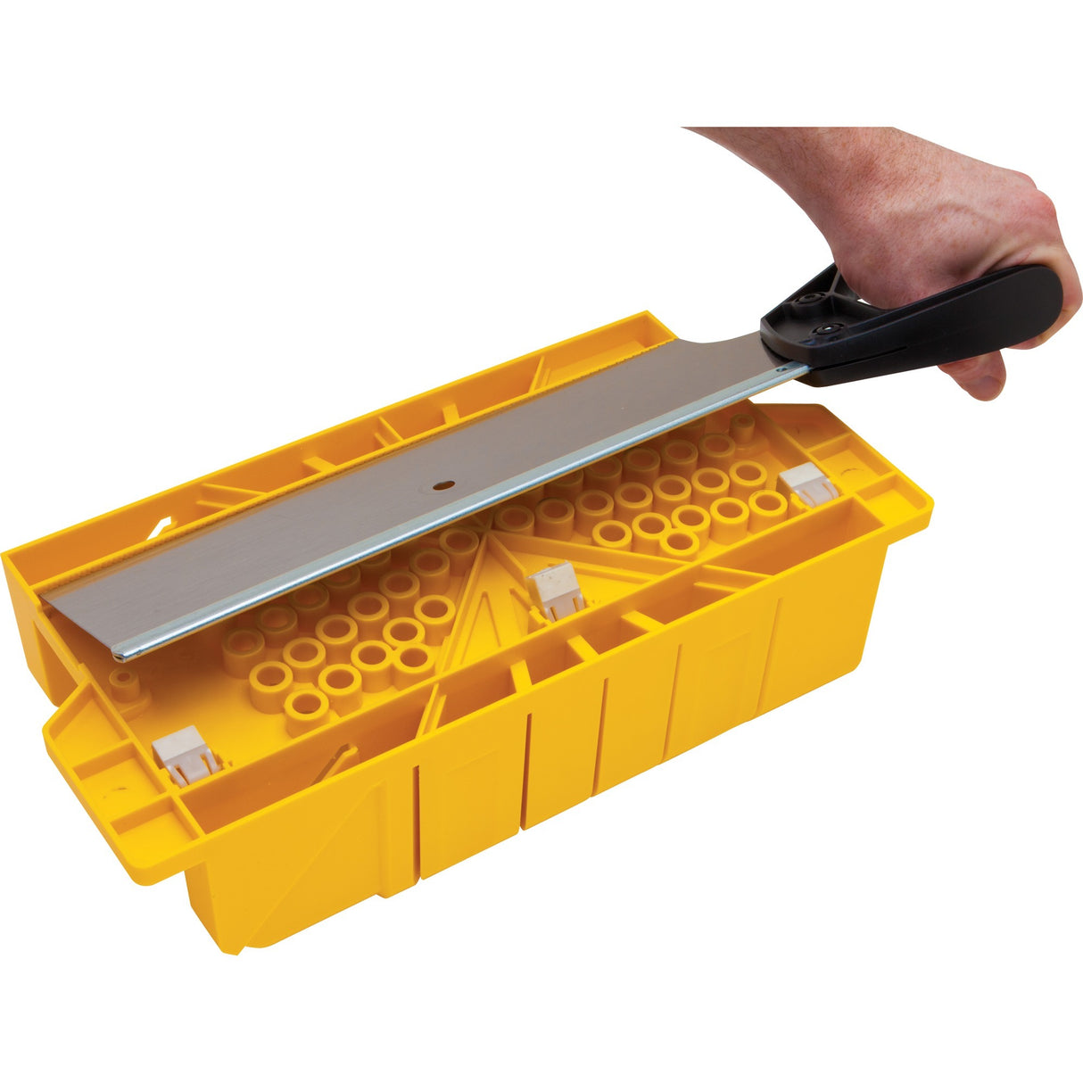 Stanley miter box Plastic with coat saw