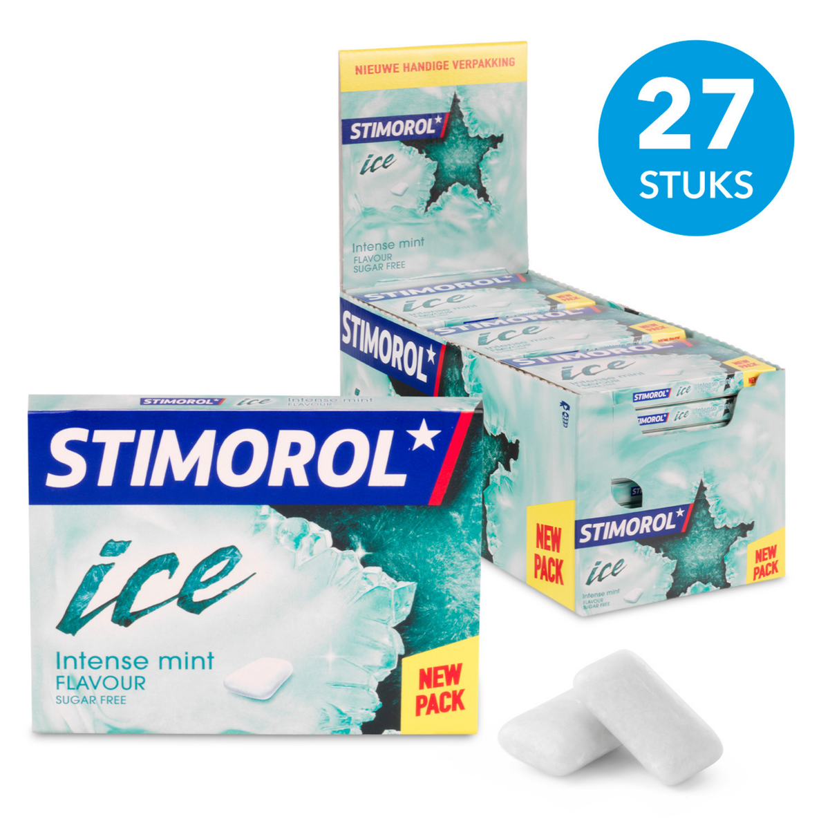 Stimorol ledo intensyvios mėtos (27x17gr)