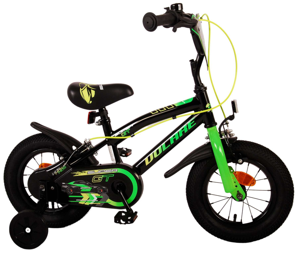 Volare Super GT Children's bike - Boys - 12 inch - Green - Two hand brakes
