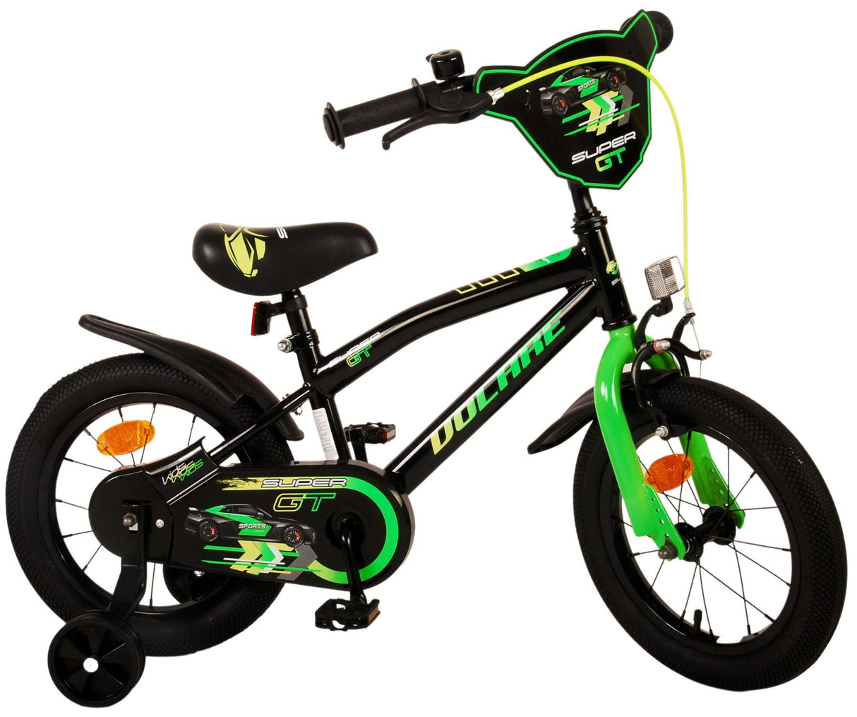Volare Super GT Børnecykel - Drenge - 14 tommer - Grøn