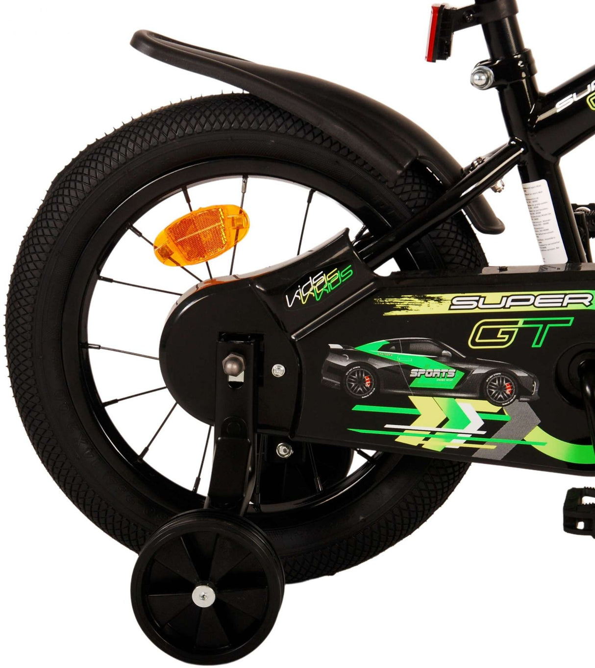 Volare Super GT Børnecykel - Drenge - 14 tommer - Grøn