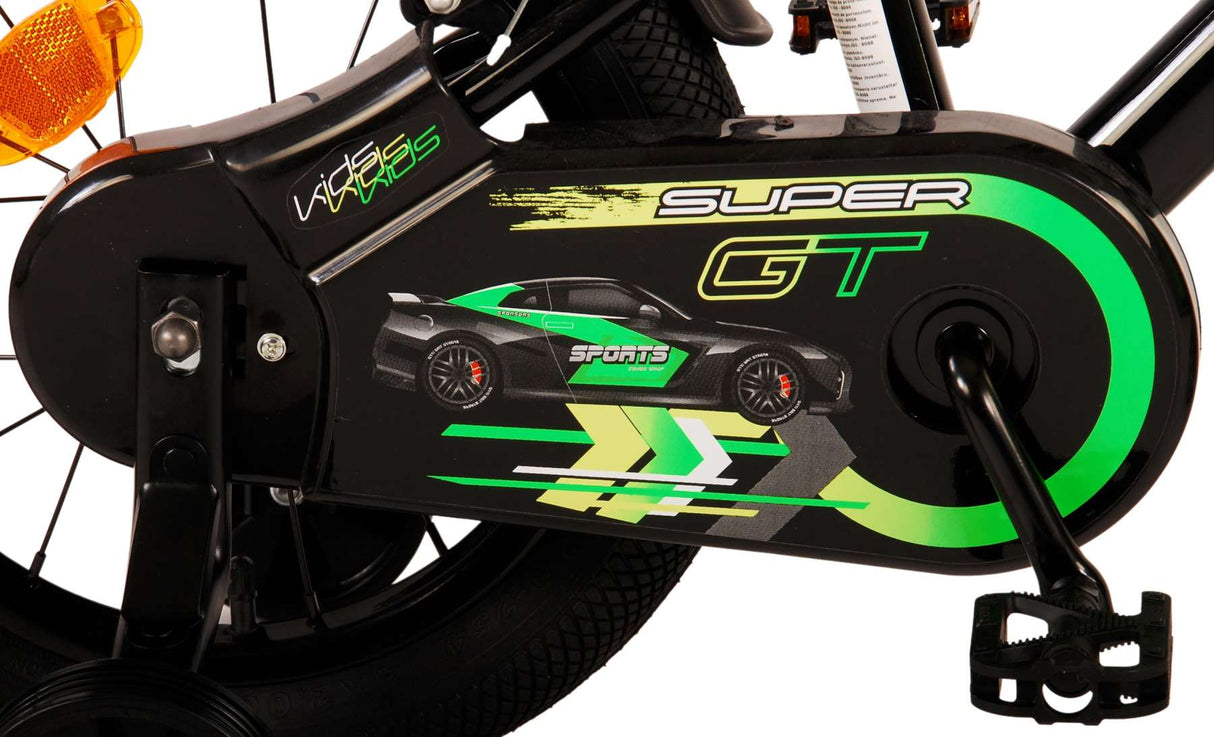 Volare Super GT Children's Bike Boys 14 inch Green Two Hand brakes
