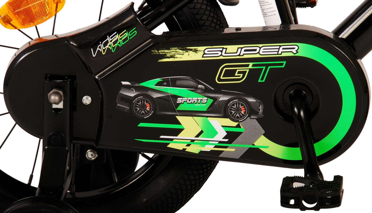 Volare Super GT Børnecykel - Drenge - 14 tommer - Grøn