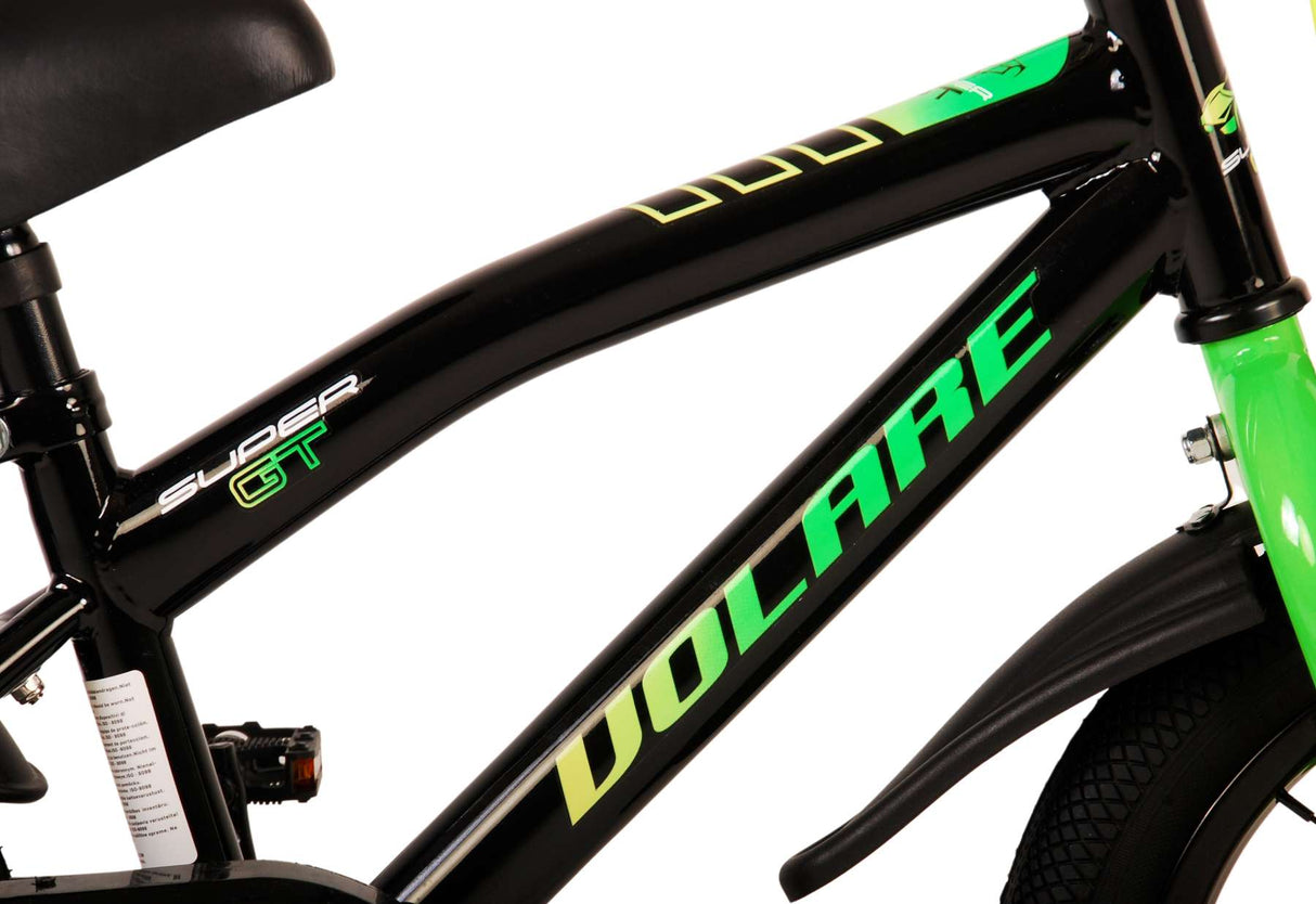 Volare Super GT Børnecykel - Drenge - 14 tommer - Grøn