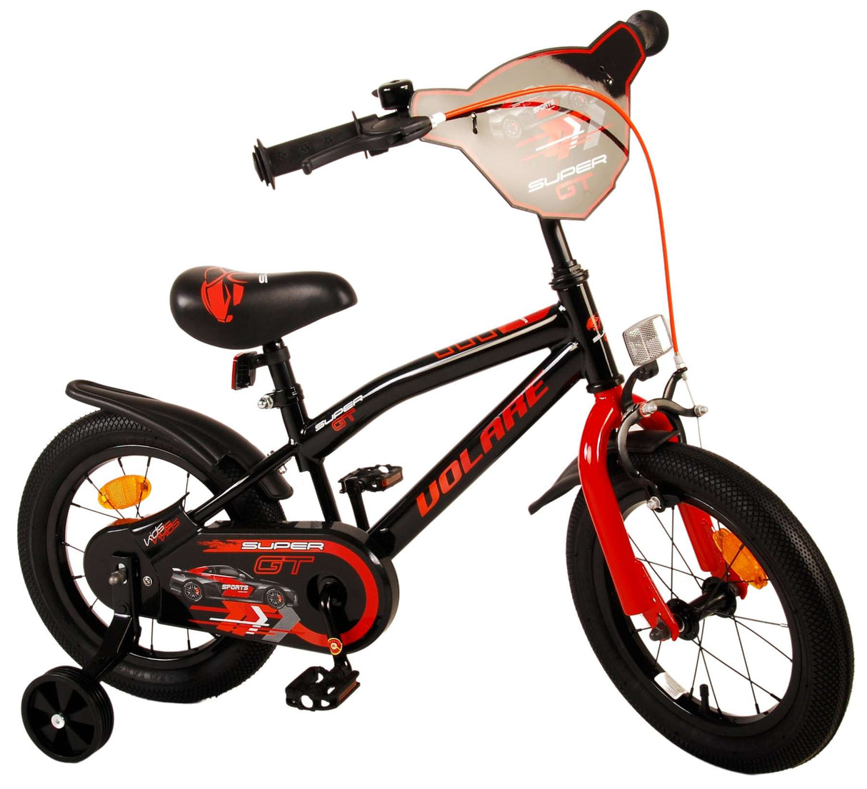 Bicicleta infantil Volare Super GT - Meninos - 14 polegadas - Vermelho