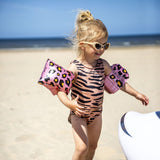Safari Chic | Bandes de natation en or rosé 2 à 6 ans
